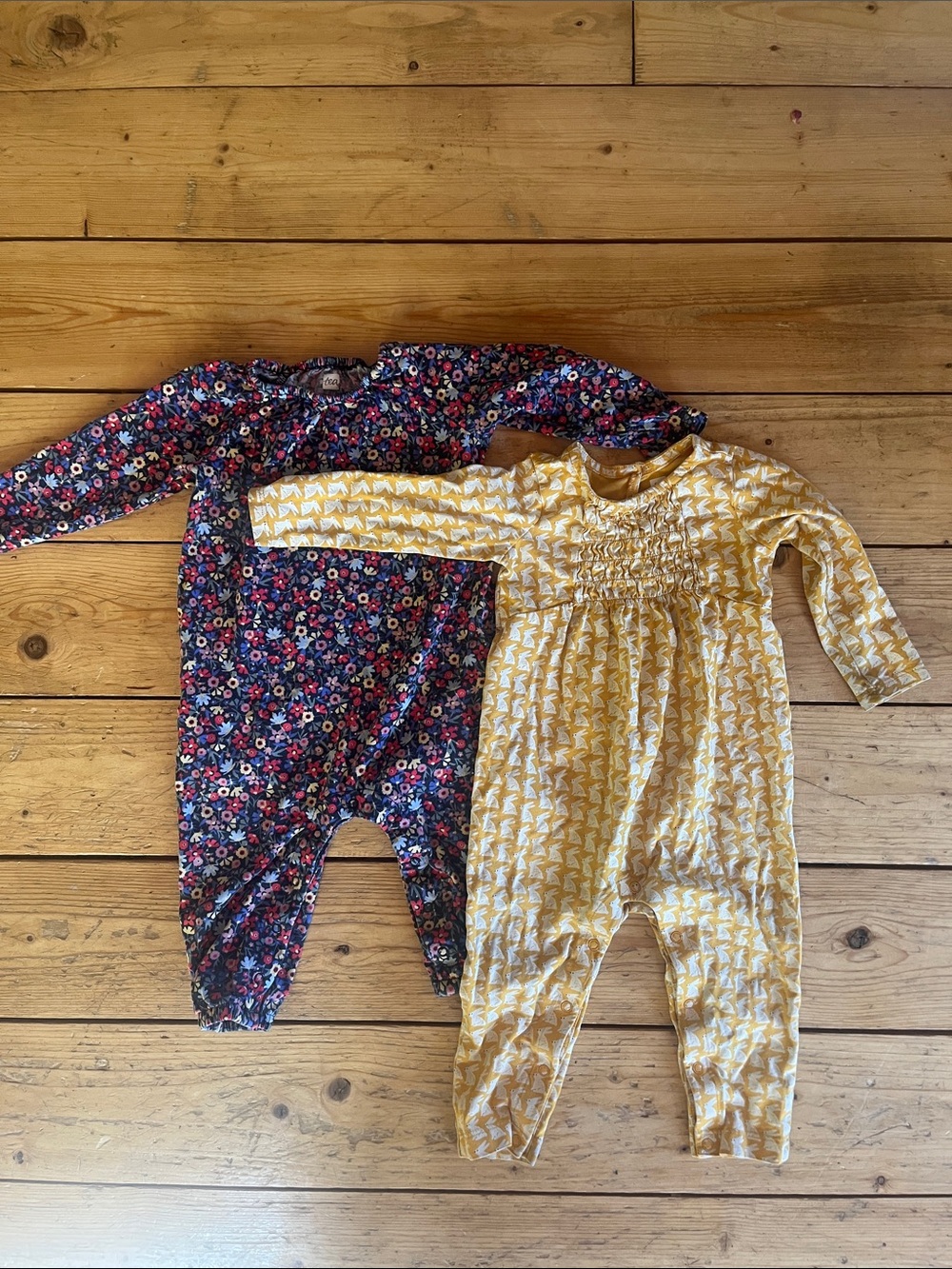 Tea Collection 9-12m romper bundle